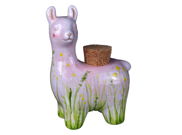 Llama Jar with Cork