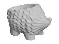 Hedgehog planter/toothpick holder