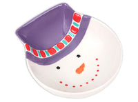 Snowman head bowl