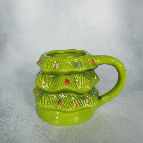 Vintage Christmas Tree Mug