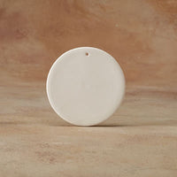 5228 - 4 inch ROUND FLAT ORNAMENT