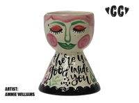 Large tall face planter