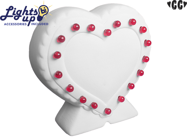 Lighted HEART Lamp