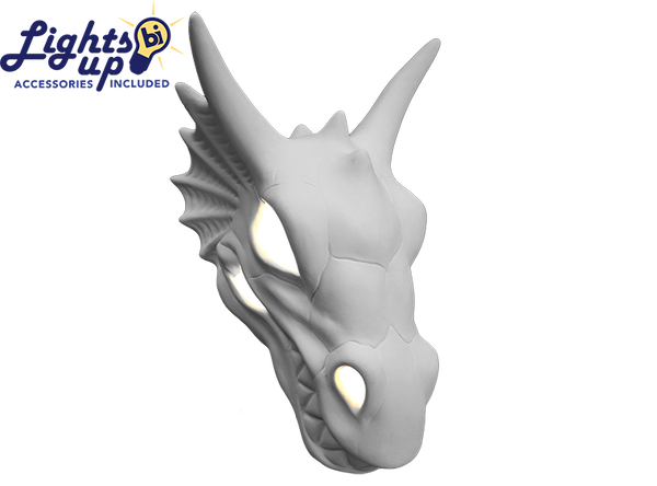 Lighted Dragon Wall Mount